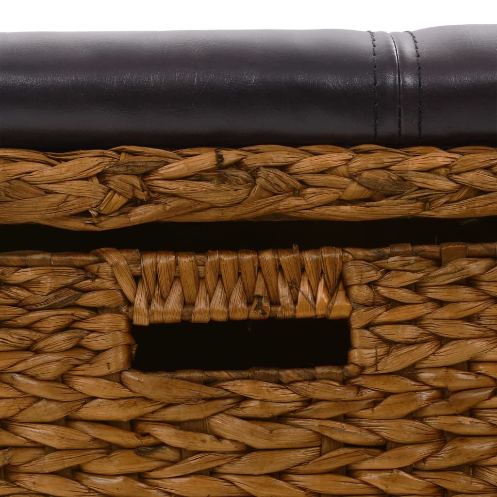 vidaXL Πάγκος με 2 Καλάθια Καφέ 71 x 40 x 42 εκ. από Seagrass