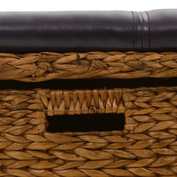 vidaXL Πάγκος με 2 Καλάθια Καφέ 71 x 40 x 42 εκ. από Seagrass