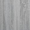 vidaXL Πλαίσιο Κρεβατιού Γκρι Sonoma 75x190 εκ. Επεξ. Ξύλο & Μέταλλο