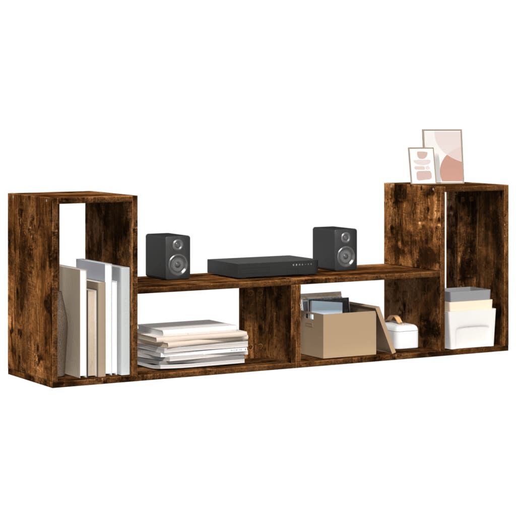 vidaXL Έπιπλα Τηλεόρασης 2 τεμ. Καπν. Δρυς 75x30x50 εκ Επ. Ξύλο
