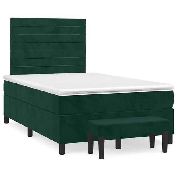 vidaXL &Kappa;&rho;&epsilon;&beta;ά&tau;&iota; Boxspring &mu;&epsilon; &Sigma;&tau;&rho;ώ&mu;&alpha; &Sigma;&kappa;&omicron;ύ&rho;&omicron; &Pi;&rho;ά&sigma;&iota;&nu;&omicron; 120x200&epsilon;&kappa;. &Beta;&epsilon;&lambda;&omicron;ύ&delta;&iota;&nu;&omicron;