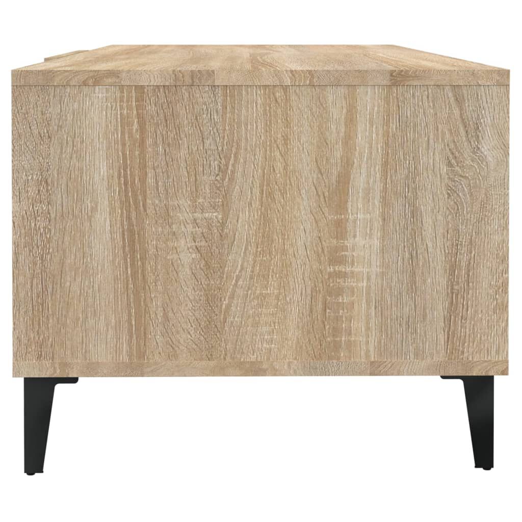vidaXL Τραπεζάκι Σαλονιού Sonoma Δρυς 102x50x40 εκ. Επεξεργασμένο Ξύλο