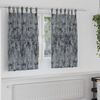 vidaXL Κουρτίνα με κουρτίνες 2 pcs Ασημί Γκρι 140 x 140 cm Βελούδο