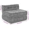 vidaXL Μαξιλάρι 4 pcs Ανοιχτό γκρι 70 x 70 x 54 εκ Πολυεστέρας