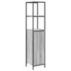 vidaXL Σετ Επίπλων Μπάνιου με ράφι 3 pcs Γκρι sonoma 90 x 34.5 x 60 εκ