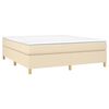 vidaXL &Kappa;&rho;&epsilon;&beta;ά&tau;&iota; Boxspring &mu;&epsilon; &Sigma;&tau;&rho;ώ&mu;&alpha; &Kappa;&rho;&epsilon;&mu; 160x200 &epsilon;&kappa;. &Upsilon;&phi;&alpha;&sigma;&mu;ά&tau;&iota;&nu;&omicron;