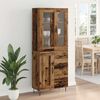 vidaXL Highboard &Pi;&alpha;&lambda;&iota;ό &Xi;ύ&lambda;&omicron; 69,5 x 34 x 90 &epsilon;&kappa;. &Epsilon;&pi;&epsilon;&xi;&epsilon;&rho;&gamma;&alpha;&sigma;&mu;έ&nu;&omicron; &xi;ύ&lambda;&omicron;