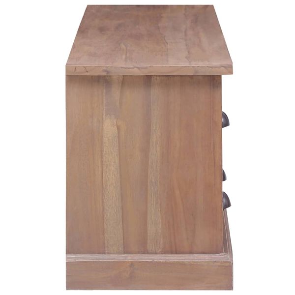 vidaXL Έπιπλο Τηλεόρασης 120 x 30 x 40 εκ. από Μασίφ Ξύλο Teak