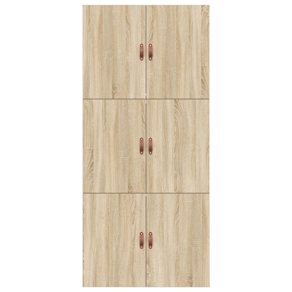 vidaXL Κρεβάτι αποθήκευσης με πλαίσιο Sonoma Oak 80x200 εκ