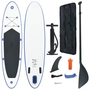 vidaXL &Sigma;&epsilon;&tau; &Sigma;&alpha;&nu;ί&delta;&alpha;&sigmaf; Stand Up Paddle / Surf &Phi;&omicron;&upsilon;&sigma;&kappa;&omega;&tau;ό &Mu;&pi;&lambda;&epsilon; &kappa;&alpha;&iota; &Lambda;&epsilon;&upsilon;&kappa;ό