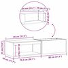 vidaXL Φωτιά Καφέ 160 x 45 x 35 εκ Ατσάλι σκληρυθέν στον αέρα