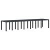 vidaXL Σέτ φαγητού για κήπο 15 pcs Καφέ Rattan Polt