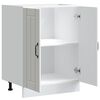 vidaXL Ντουλάπι βάσης νεροχύτη "Lucca" High Gloss White