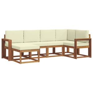 vidaXL &Sigma;&epsilon;&iota;&rho;ά &Kappa;&alpha;&nu;&alpha;&pi;έ &Epsilon;&xi;&omega;&tau;&epsilon;&rho;&iota;&kappa;&omicron;ύ &mu;&epsilon; &mu;&alpha;&xi;&iota;&lambda;ά&rho;&iota; 6 pcs &Phi;&upsilon;&sigma;&iota;&kappa;ό &kappa;&alpha;&iota; &Kappa;&rho;έ&mu;&alpha;