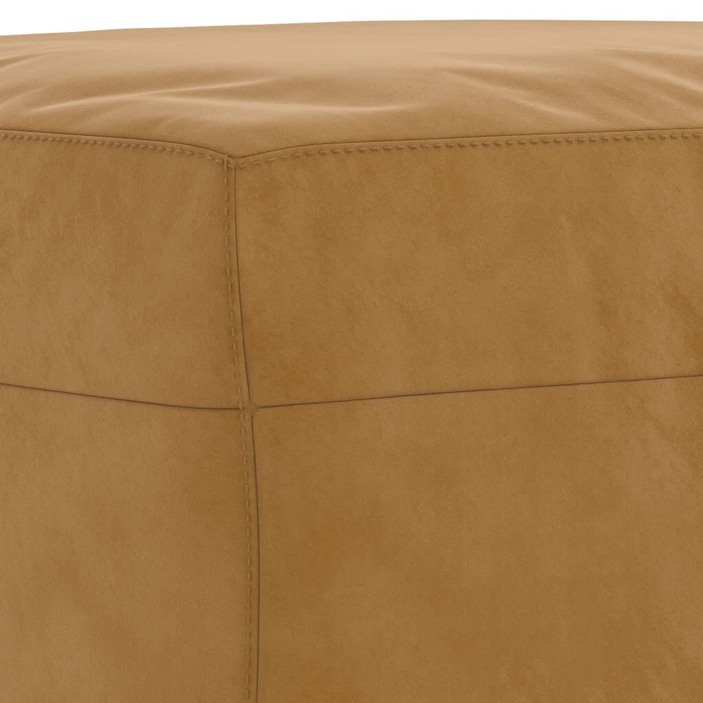 vidaXL Πάγκος Καφέ 100x35x41 εκ. Βελούδινος