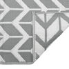 vidaXL Χαλί εξωτερικού χώρου ARAKIL γκρι 80x150 cm PP