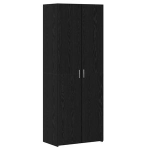 vidaXL Highboard 2 pcs &Mu;&alpha;ύ&rho;&eta; &Omicron;&xi;&upsilon;ά 70 x 42,5 x 185 &epsilon;&kappa;