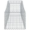 vidaXL Συρματοκιβώτια Τοξωτά 4 τεμ. 200x50x40/60 εκ. Γαλβαν. Ατσάλι