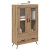 vidaXL Highboard &mu;&epsilon; &sigma;&upsilon;&rho;&tau;ά&rho;&iota; Artisan Oak 69,5 x 31 x 115 &epsilon;&kappa;.