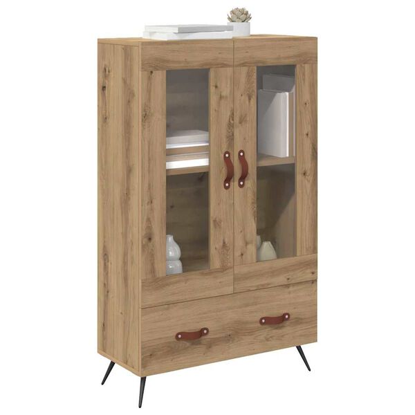 vidaXL Highboard &mu;&epsilon; &sigma;&upsilon;&rho;&tau;ά&rho;&iota; Artisan Oak 69,5 x 31 x 115 &epsilon;&kappa;.