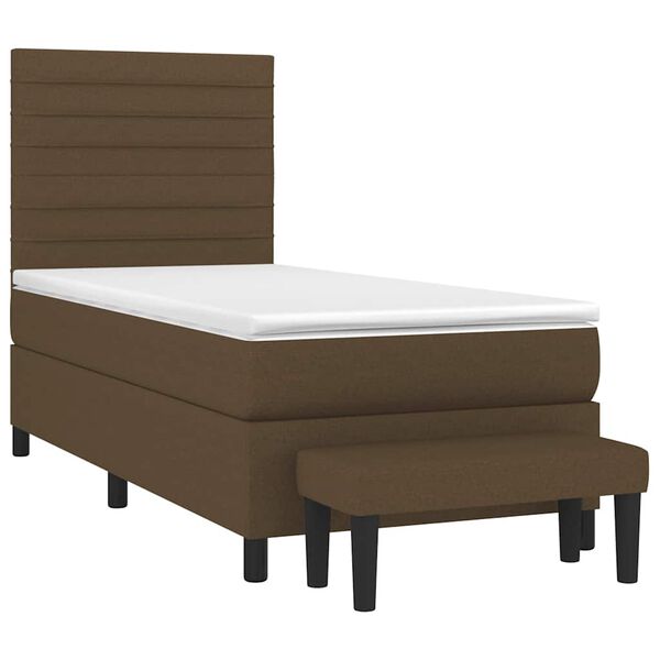 vidaXL &Kappa;&rho;&epsilon;&beta;ά&tau;&iota; Boxspring &mu;&epsilon; &Sigma;&tau;&rho;ώ&mu;&alpha; &Sigma;&kappa;&omicron;ύ&rho;&omicron; &Kappa;&alpha;&phi;έ 90x200 &epsilon;&kappa;. &Upsilon;&phi;&alpha;&sigma;&mu;ά&tau;&iota;&nu;&omicron;