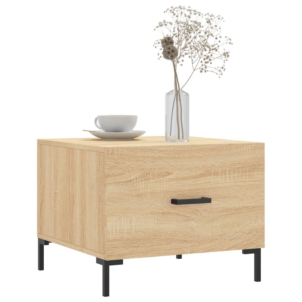 vidaXL Τραπεζάκι Σαλονιού Sonoma Δρυς 50x50x40 εκ. Επεξεργασμένο Ξύλο