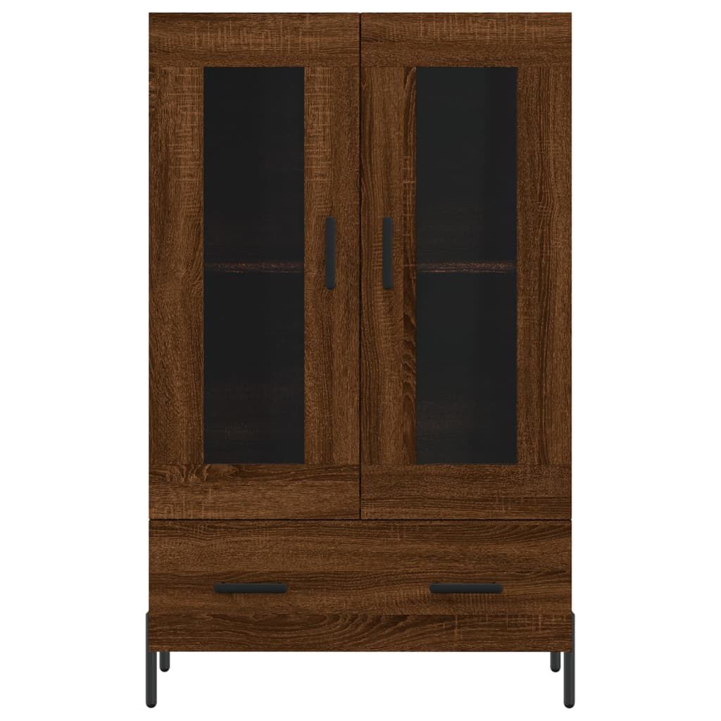 vidaXL Ντουλάπα Καφέ Δρυς 69,5 x 31 x 115 εκ. από Επεξεργασμένο Ξύλο