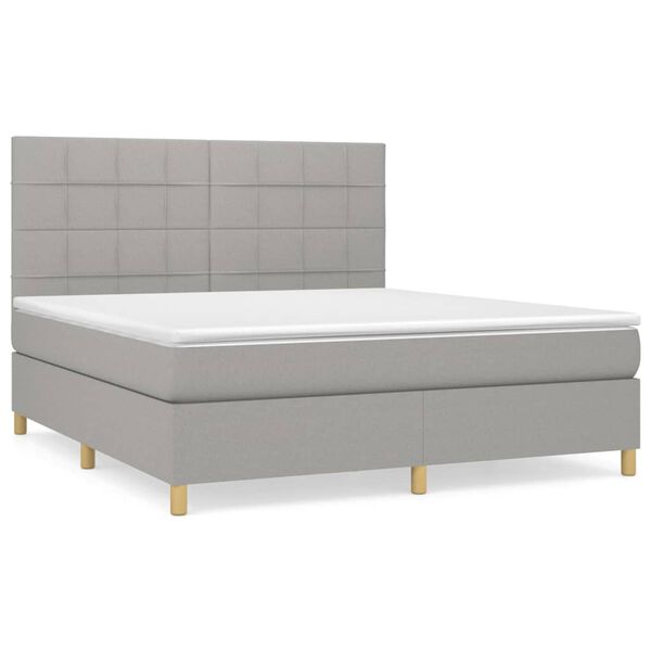 vidaXL &Kappa;&rho;&epsilon;&beta;ά&tau;&iota; Boxspring &mu;&epsilon; &Sigma;&tau;&rho;ώ&mu;&alpha; &Alpha;&nu;. &Pi;&rho;ά&sigma;&iota;&nu;&omicron; 160x200&epsilon;&kappa; &Upsilon;&phi;&alpha;&sigma;&mu;ά&tau;&iota;&nu;&omicron;