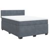 vidaXL &Kappa;&rho;&epsilon;&beta;ά&tau;&iota; Boxspring &mu;&epsilon; &Sigma;&tau;&rho;ώ&mu;&alpha; &Sigma;&kappa;&omicron;ύ&rho;&omicron; &Gamma;&kappa;&rho;&iota; 140x190 &epsilon;&kappa;. &Beta;&epsilon;&lambda;&omicron;ύ&delta;&iota;&nu;&omicron;