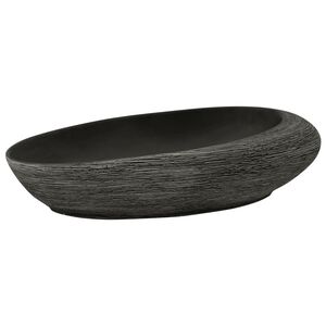 vidaXL &Nu;&iota;&pi;&tau;ή&rho;&alpha;&sigmaf; &Omicron;&beta;ά&lambda; &Gamma;&kappa;&rho;&iota; &kappa;&alpha;&iota; &Mu;&alpha;ύ&rho;&omicron;&sigmaf; 59 x 40 x 14 &epsilon;&kappa;. &Kappa;&epsilon;&rho;&alpha;&mu;&iota;&kappa;ό&sigmaf;