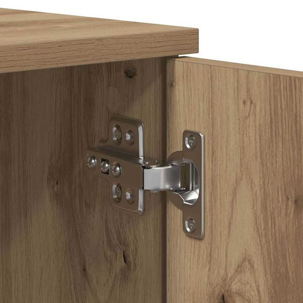 vidaXL Κρεβάτι με αποθηκευτικό χώρο artisan δρυς 100 x 200 cm
