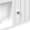 vidaXL Κλειδοθήκη Λευκή 40x8,5x20 εκ. από Επεξεργασμένο Ξύλο & Ατσάλι