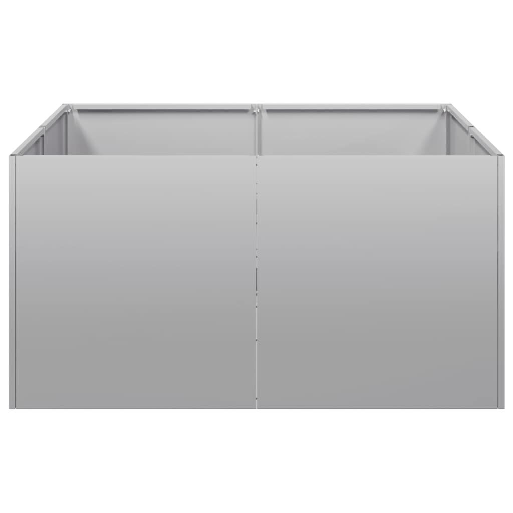 vidaXL Ζαρντινιέρα 80x80x40 εκ. από Γαλβανισμένο Ατσάλι