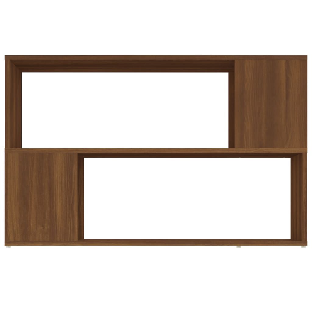 vidaXL Βιβλιοθήκη Καφέ Δρυς 100 x 24 x 63 εκ. από Επεξεργασμένο Ξύλο