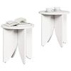 vidaXL Τραπεζάκι σαλονιού 2 pcs Λευκό 41.5 x 41.5 x 44 cm