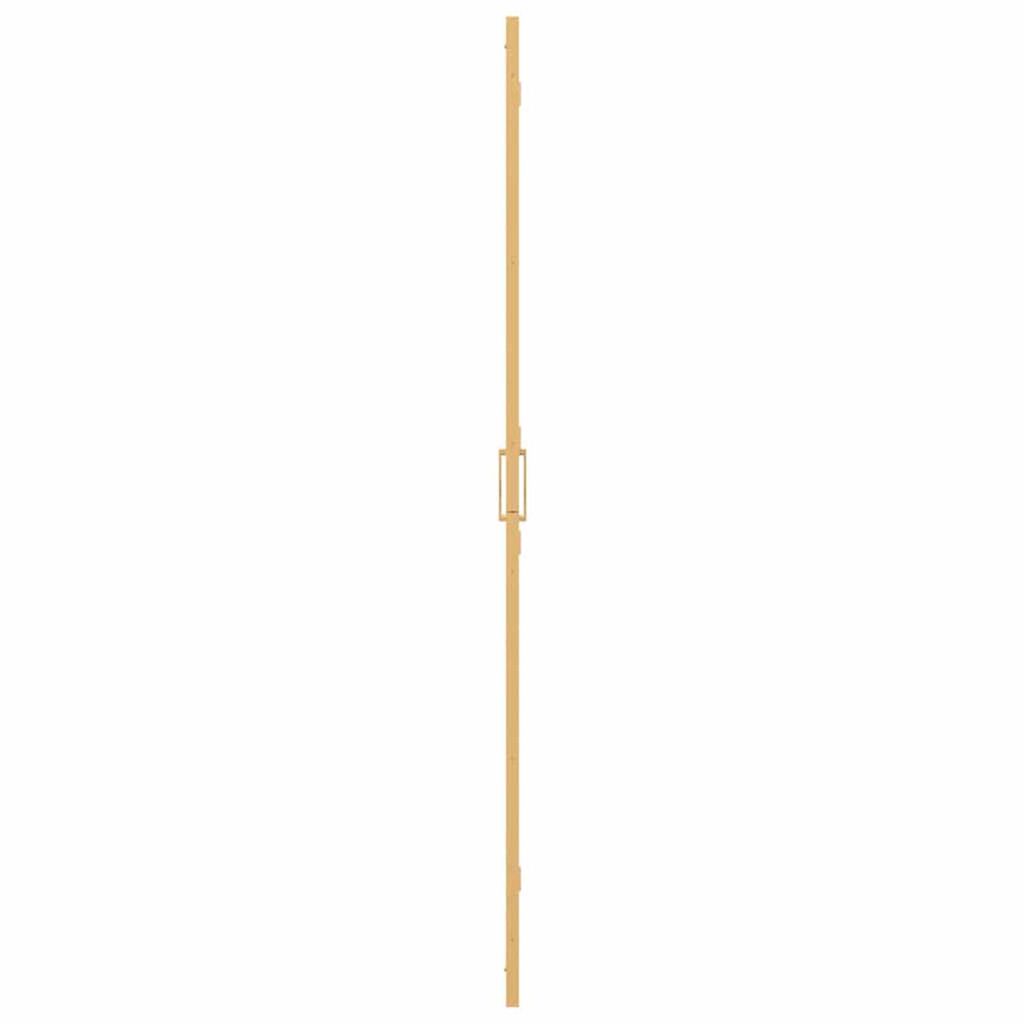 vidaXL Τοίχος ντους Walk-in Άλλο Χρυσό και διαφανές 70 x 190 cm
