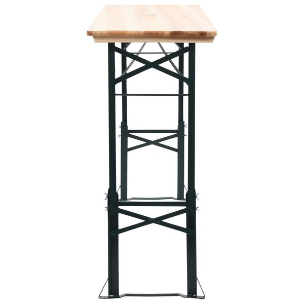 vidaXL Τραπέζι Μπύρας Πτυσσόμενο 169 x 50 x 75/105 εκ. από Ξύλο Πεύκου