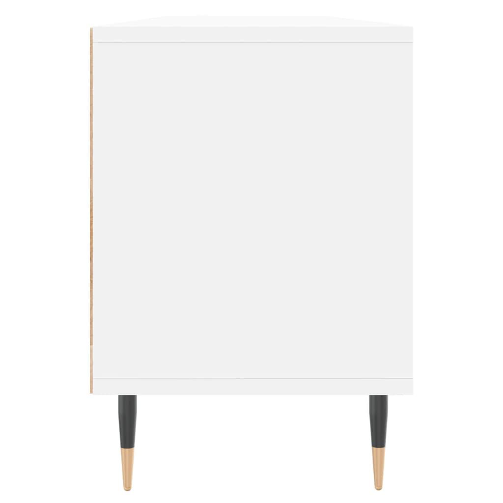 vidaXL Έπιπλο Τηλεόρασης Λευκό 150x30x44,5 εκ. Επεξεργασμένο Ξύλο
