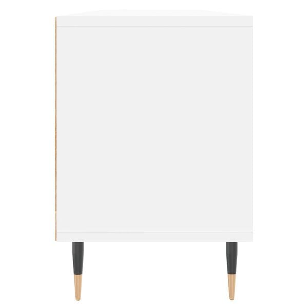 vidaXL Έπιπλο Τηλεόρασης Λευκό 150x30x44,5 εκ. Επεξεργασμένο Ξύλο
