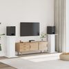 vidaXL &Beta;ά&sigma;&epsilon;&iota;&sigmaf; &Eta;&chi;&epsilon;ί&omega;&nu; 2 &Tau;&epsilon;&mu;. &Lambda;&epsilon;&upsilon;&kappa;ή 30x30x80 &epsilon;&kappa;. &Epsilon;&pi;&epsilon;&xi;. &Xi;ύ&lambda;&omicron;