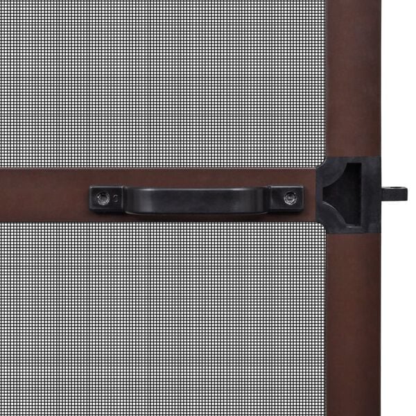 vidaXL Σήτα Πόρτας με Μεντεσέδες Καφέ 120 x 240 εκ.
