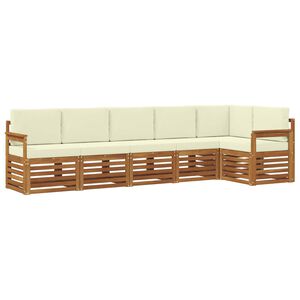 vidaXL &Sigma;&alpha;&lambda;&omicron;&nu;ά&kappa;&iota; &Gamma;&omega;&nu;&iota;&alpha;&kappa;&omicron;ύ &Kappa;&alpha;&nu;&alpha;&pi;έ &mu;&epsilon; &mu;&alpha;&xi;&iota;&lambda;ά&rho;&iota; 6 pcs &Phi;&upsilon;&sigma;&iota;&kappa;ό &kappa;&alpha;&iota; &Kappa;&rho;έ&mu;&alpha;