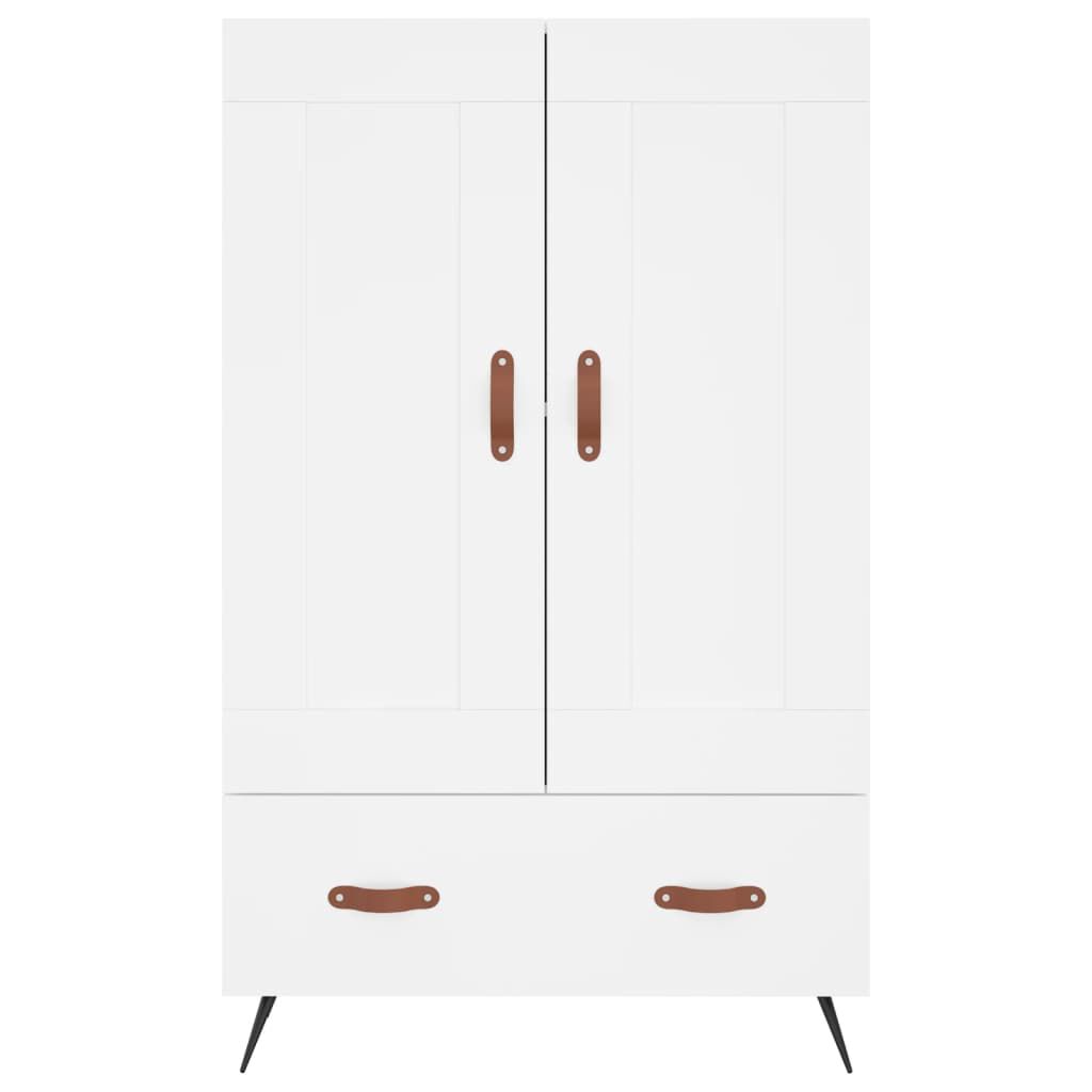 vidaXL Ντουλάπα Λευκή 69,5 x 31 x 115 εκ. από Επεξεργασμένο Ξύλο