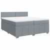 vidaXL &Kappa;&rho;&epsilon;&beta;ά&tau;&iota; Boxspring &mu;&epsilon; &Sigma;&tau;&rho;ώ&mu;&alpha; &Alpha;&nu;&omicron;&iota;&chi;&tau;ό &Gamma;&kappa;&rho;&iota; 200x200 &epsilon;&kappa;. &Upsilon;&phi;&alpha;&sigma;&mu;ά&tau;&iota;&nu;&omicron;