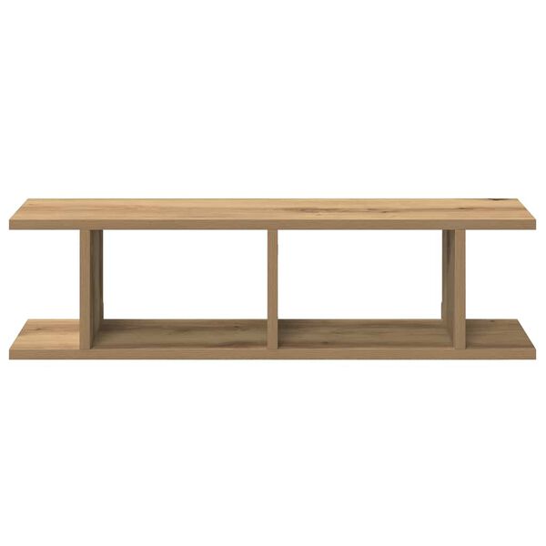 vidaXL Ραφιέρες Τοίχου 2 τεμ. Αρτισιανή Δρυς 75x18x20εκ. Επεξεργ. Ξύλο