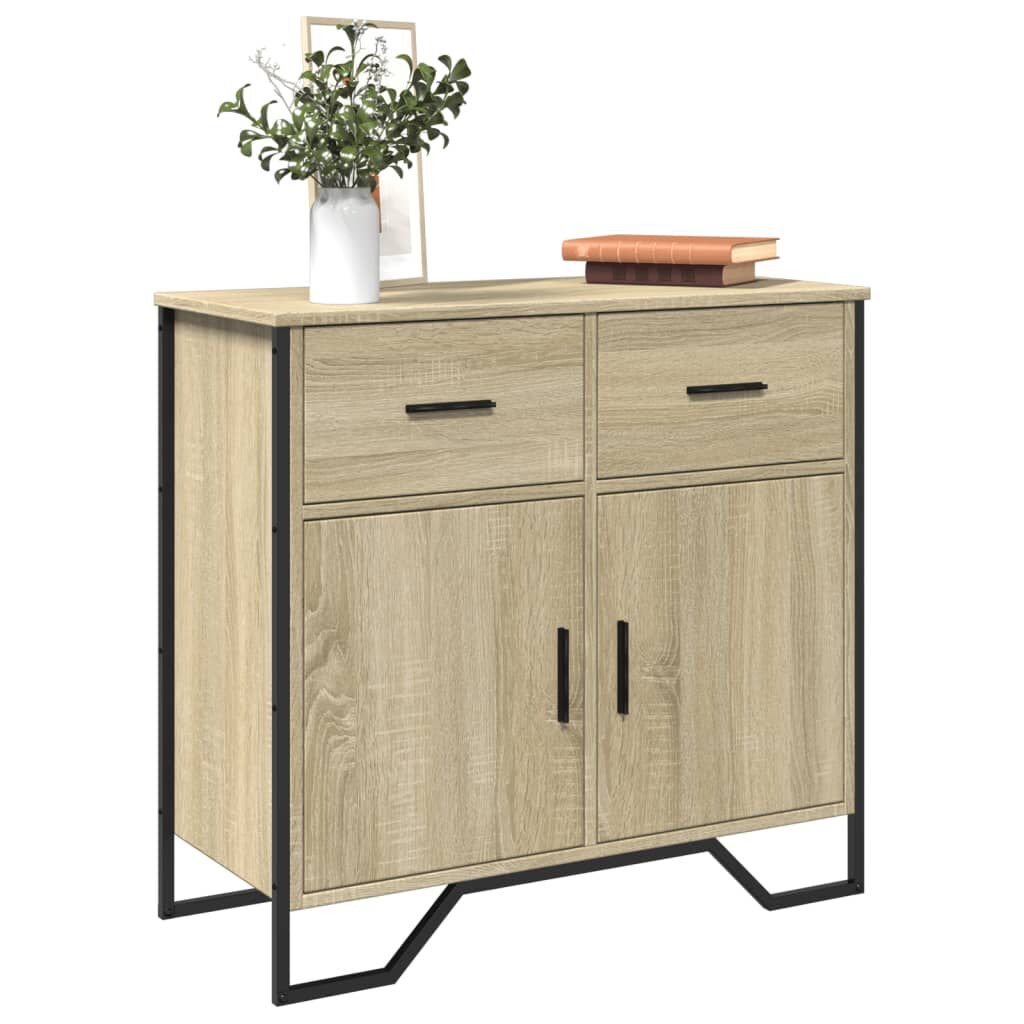 vidaXL Ντουλάπι Sonoma Δρυς 79,5x35,5x74,5 εκ. από Επεξεργασμένο Ξύλο