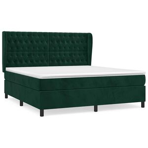 vidaXL &Kappa;&rho;&epsilon;&beta;ά&tau;&iota; Boxspring &mu;&epsilon; &Sigma;&tau;&rho;ώ&mu;&alpha; &Sigma;&kappa;&omicron;ύ&rho;&omicron; &Pi;&rho;ά&sigma;&iota;&nu;&omicron; 160x200&epsilon;&kappa;. &Beta;&epsilon;&lambda;&omicron;ύ&delta;&iota;&nu;&omicron;
