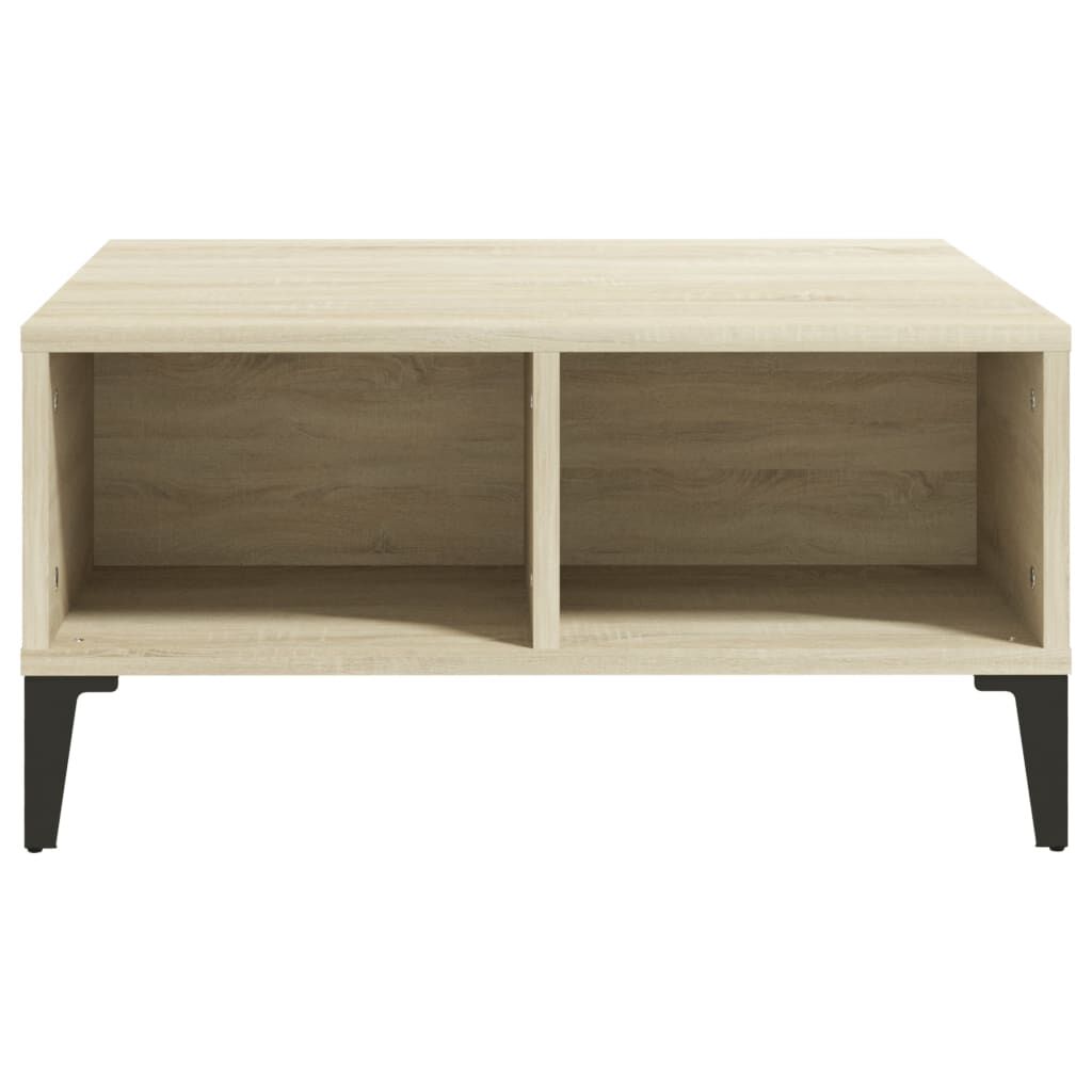 vidaXL Τραπεζάκι Σαλονιού Sonoma Δρυς 60x60x30 εκ. Επεξεργασμένο Ξύλο