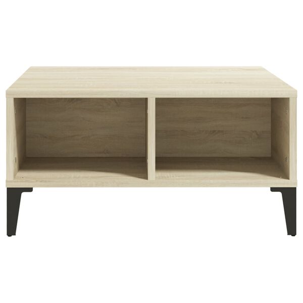 vidaXL Τραπεζάκι Σαλονιού Sonoma Δρυς 60x60x30 εκ. Επεξεργασμένο Ξύλο