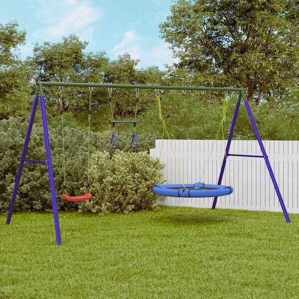 vidaXL Κούνια Εξωτερικού Χώρου Σετ Κούνια, Ακρ. Κούνια, Κούνια Πιατάκι